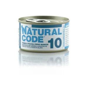 Natural Code 10 Tonno e Piccoli Pesci Bianchi 85g Umido per Gatti