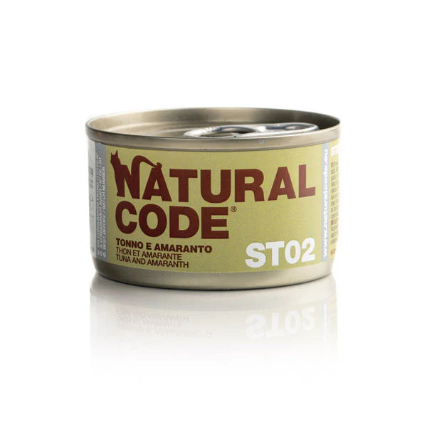 Natural Code ST02 Tonno e Amaranto 85g Umido per Gatti Sterilizzati
