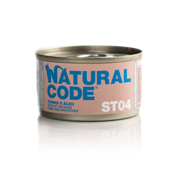 Natural Code ST04 Tonno e Alici 85g Umido per Gatti Sterilizzati
