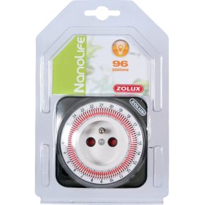 Zolux Timer Elettronico Giornaliero 24 Ore – Presa Schuko Massimo Carico 3500watt