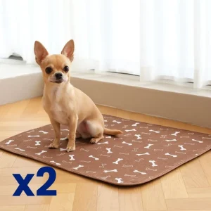 2x Tappetini igienici, assorbenti e lavabili - Taglia S (40x60cm)