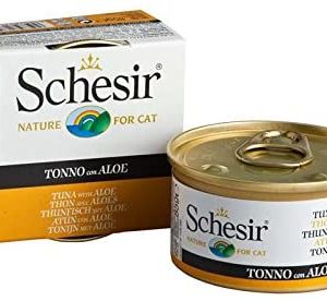 Schesir Gatto Tonno con Aloe 85g Filetti in Gelatina Lattina
