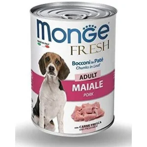 Monge Fresh Adult con Maiale 400g - Cibo Umido per Cani