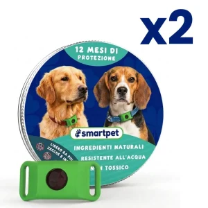 2x Ciondoli Antipulci e Zecche per Cani