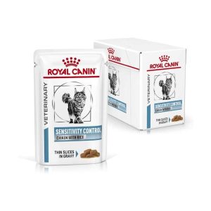 12x85g Royal Canin Sensitivity Control Pollo - Cibo Umido per Gatti