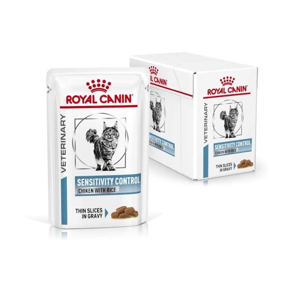 12x85g Royal Canin Sensitivity Control Pollo - Cibo Umido per Gatti