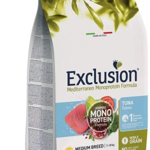 Exclusion Mediterraneo Puppy Medium Tonno 12 kg