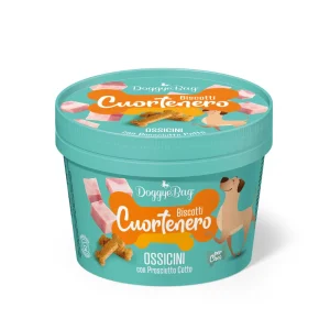 Biscotti per Cane - DoggyeBag Cuortenero Ossicini con Prosciutto Cotto 150g