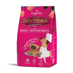 Biscotti per Cane - DoggyeBag DoggyeBreak con Maiale e Frutti di Bosco 180g