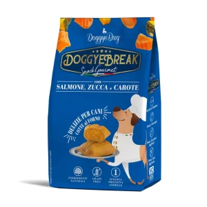 Biscotti per Cane - DoggyeBag DoggyeBreak con Salmone Zucca e Carote 180g