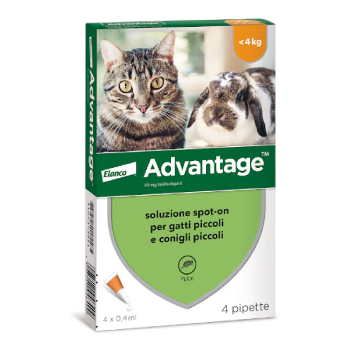 Advantage Spot-on per gatti fino a 4 kg - immagine 2