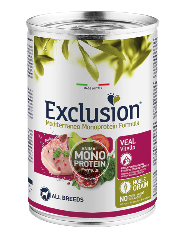 Exclusion Adult Vitello 400g - Cibo Umido per Cani Monoproteico - immagine 2
