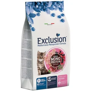 Exclusion Kitten Pollo 300g Crocchette per Gatti Cuccioli Monoproteico