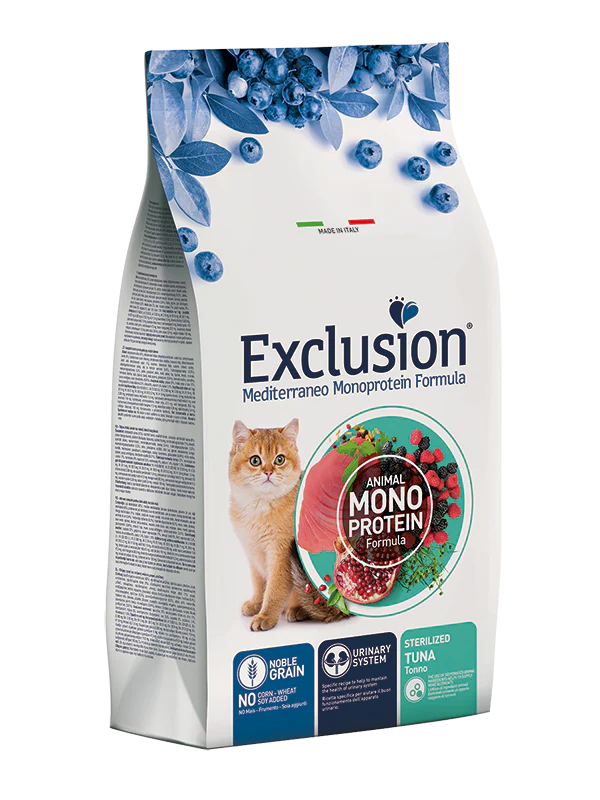 Exclusion Mediterraneo Noble Grain Sterilizzati Tonno - 1,5kg