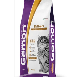 Gemon Kitten Pollo e Riso 7kg Crocchette per Gatti