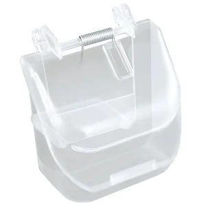 Mangiatoia trasparente con coperchio