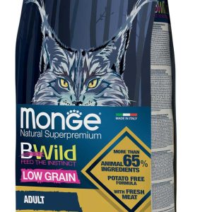 Monge BWild Low Grain Lepre 1,5kg Crocchette per Gatti