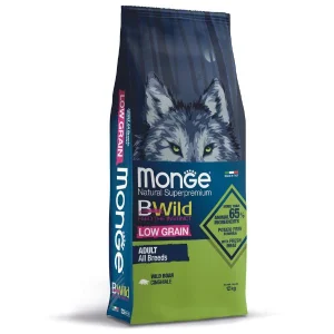 Monge Bwild Low Grain Adult All Breeds Cinghiale 12kg - Crocchette per Cani