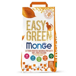 Monge Easy Green 3,8kg Mais Italiano 100% - Lettiera da WC
