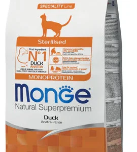 Monge Natural Superpremium - Anatra 1,5 kg - Per Gatti Sterilizzati