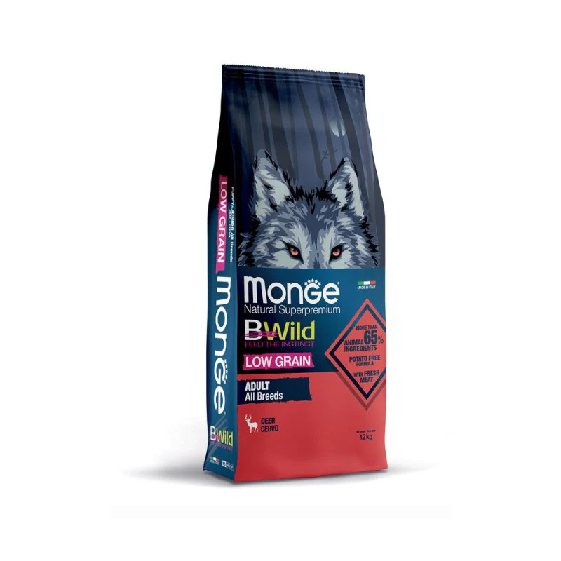 Monge BWild Low Grain Adult Cervo 12kg - Crocchette per Cani - immagine 2