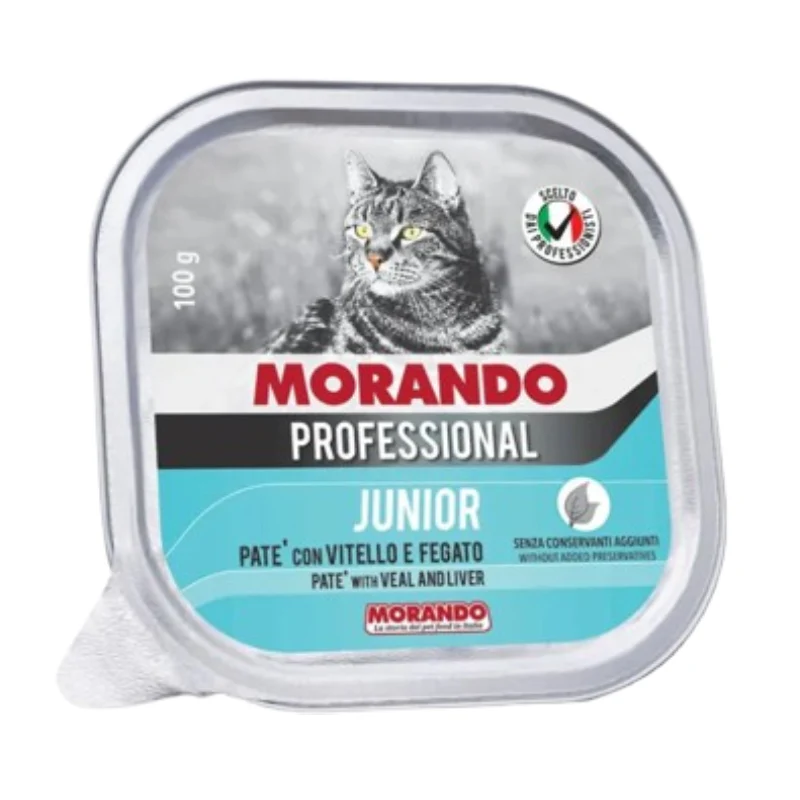 Morando Professional Patè Gatto Junior con Vitello e Fegato - immagine 2