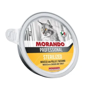 Morando Professional Umido Gatto Sterilizzato con Pollo e Tacchino