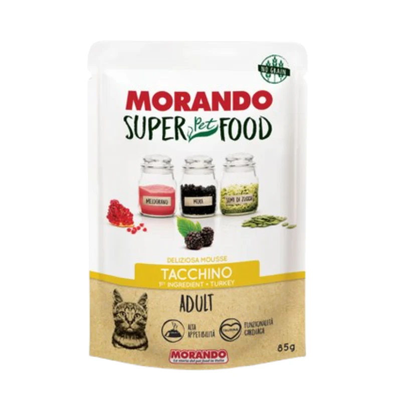 Morando Super Pet Food Mousse Gatto Adult Tacchino - immagine 2