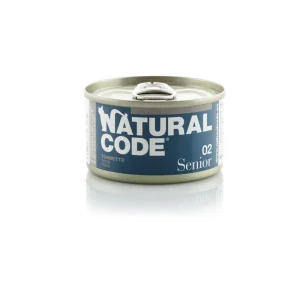 Natural Code 02 SeniorTonnetto e Riso 85g - Cibo Umido per Gatti Anziani