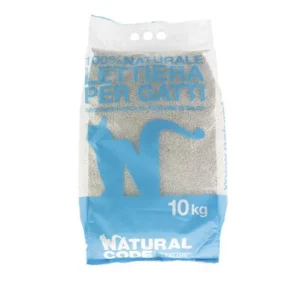 Natural Code Lettiera Agglomerante 10L - Profumata al Talco