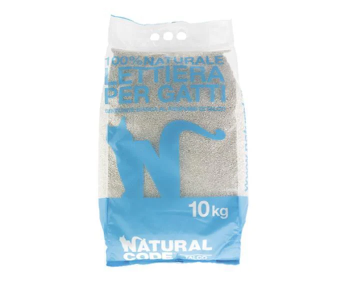 Natural Code Lettiera Agglomerante 10L - Profumata al Talco - immagine 2