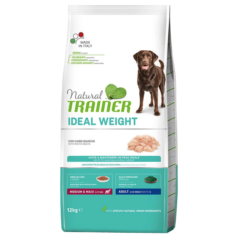 Natural Trainer Light in Fat Medium&Maxi Adult con Tacchino 12kg - Crocchette cani - immagine 2