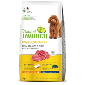 Natural Trainer Small&Toy Adult conManzo e Riso 7kg - Crocchette per Cani