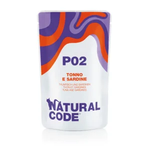 Natural Code P02 Tonno e Sardine 70g Umido per Gatti
