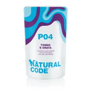 Natural Code P04 Tonno e Orata 70g Umido per Gatti