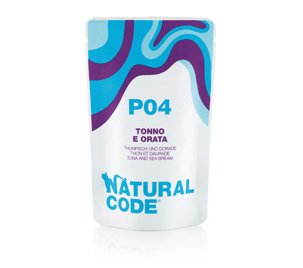Natural Code P04 Tonno e Orata 70g Umido per Gatti - immagine 2