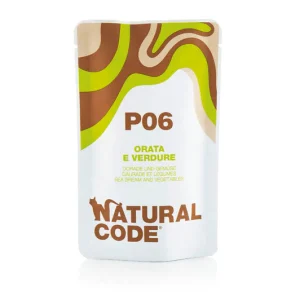 Natural Code P06 Orata e Verdure 70g Umido per Gatti