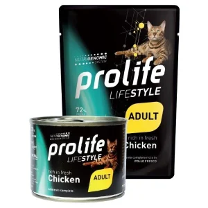 Prolife Lifestyle Adult Pollo 200g - Cibo Umido per Gatti