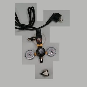 Riduttore CO2 Advance due manometri elettrovalvola