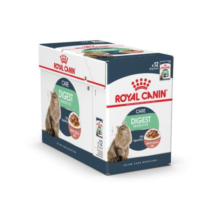 12x85g Royal Canin Digest Sensitive in Salsa - Umido Gatto - immagine 2