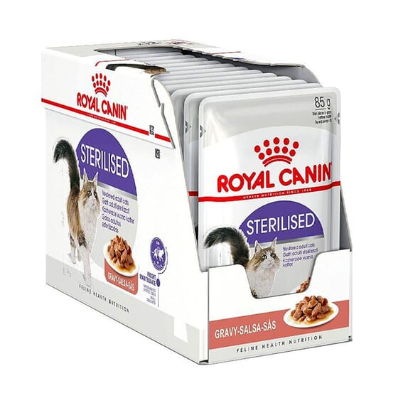 12x85g Royal Canin Sterilised in Salsa - Cibo Umido per Gatti