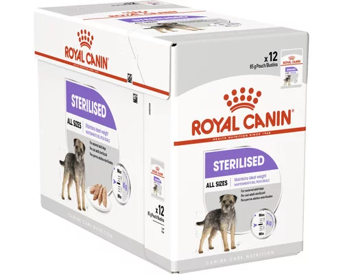 12x85g Royal Canin Adult Sterilised Mousse - Umido Cane - immagine 2