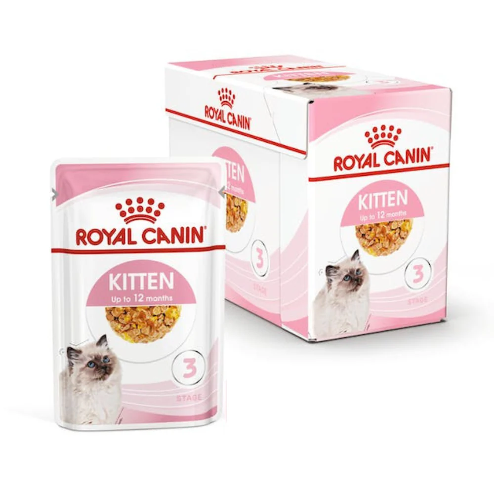 12x85g Royal Canin Kitten in Gelatina - Cibo Umido per Gatti - immagine 2