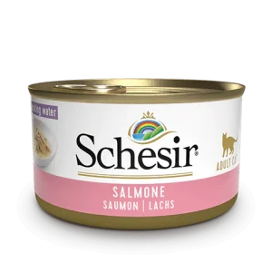 Schesir Salmone al Naturale - Cibo Umido per Gatti 85g