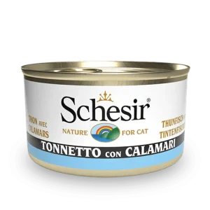 Schesir Tonnetto con Calamari 85g - Cibo Umido per Gatti