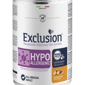 Exclusion Hypoallergenic Anatra e Patata 400g - Cibo Umido per Cani