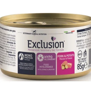 Exclusion Hypoallergenic Maiale e Patata 85g - Cibo Umido per Gatti