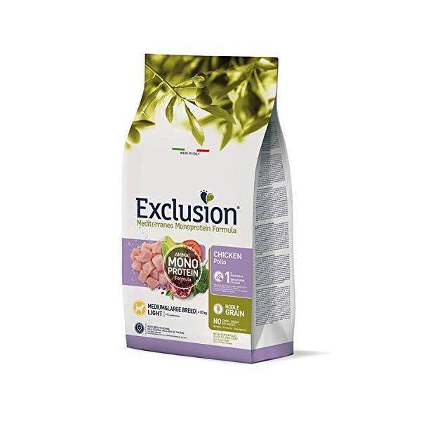 Exclusion Mediterraneo Light Pollo Medium/Large 3kg - immagine 2