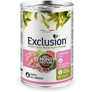 Exclusion Puppy Pollo 400g - Cibo Umido per Cani Monoproteico
