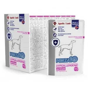 12x100g Forza10 Hypoallergenic Active Agnello - Umido Cane